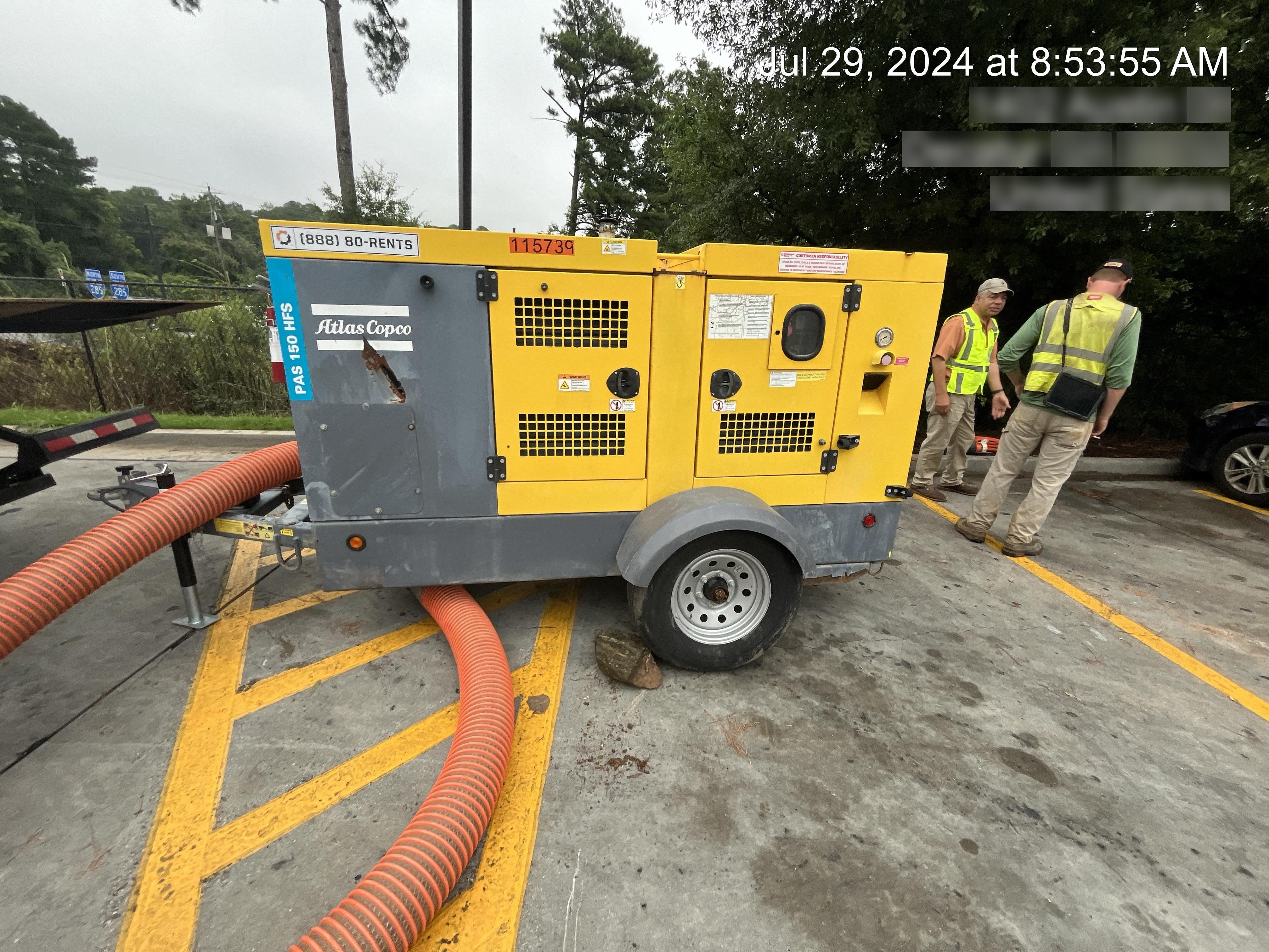 2020 ATLAS COPCO PAS 150 HF CS Enclosed