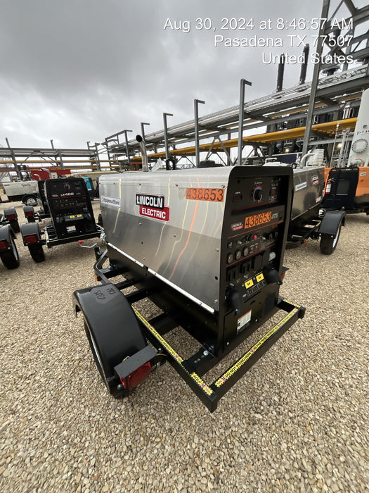 2024 Lincoln Electric LE400 Kubota V1505, Trlr, Cable Rack, Light Kit, ES Decals, T3