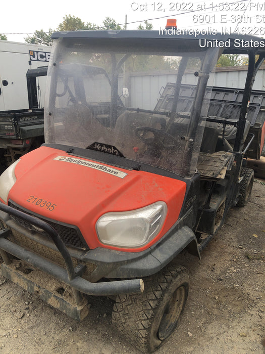 2022 Kubota RTV-X1140W-H Plastic Canopy, Windshield Acrylic Clear, LED Strobe Light, Wire Harness Kit, Back up Alarm