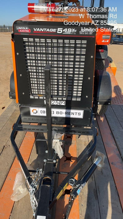 2023 Lincoln Electric Vantage 549X Crosslink Technology, Trailer Mounted, ES Decals, T3