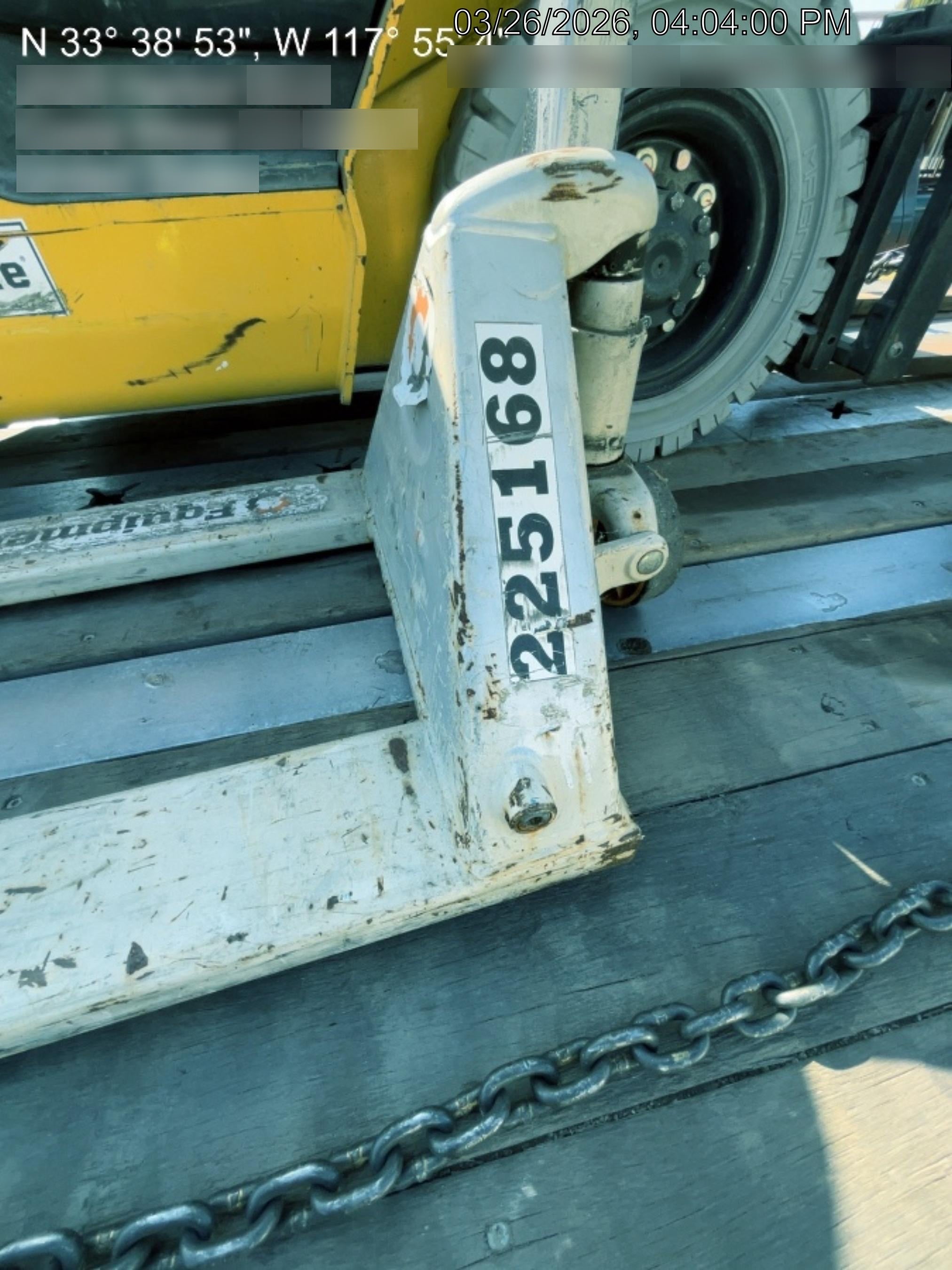 2022 CROWN 5,500lb Manual Pallet Jack - Crown