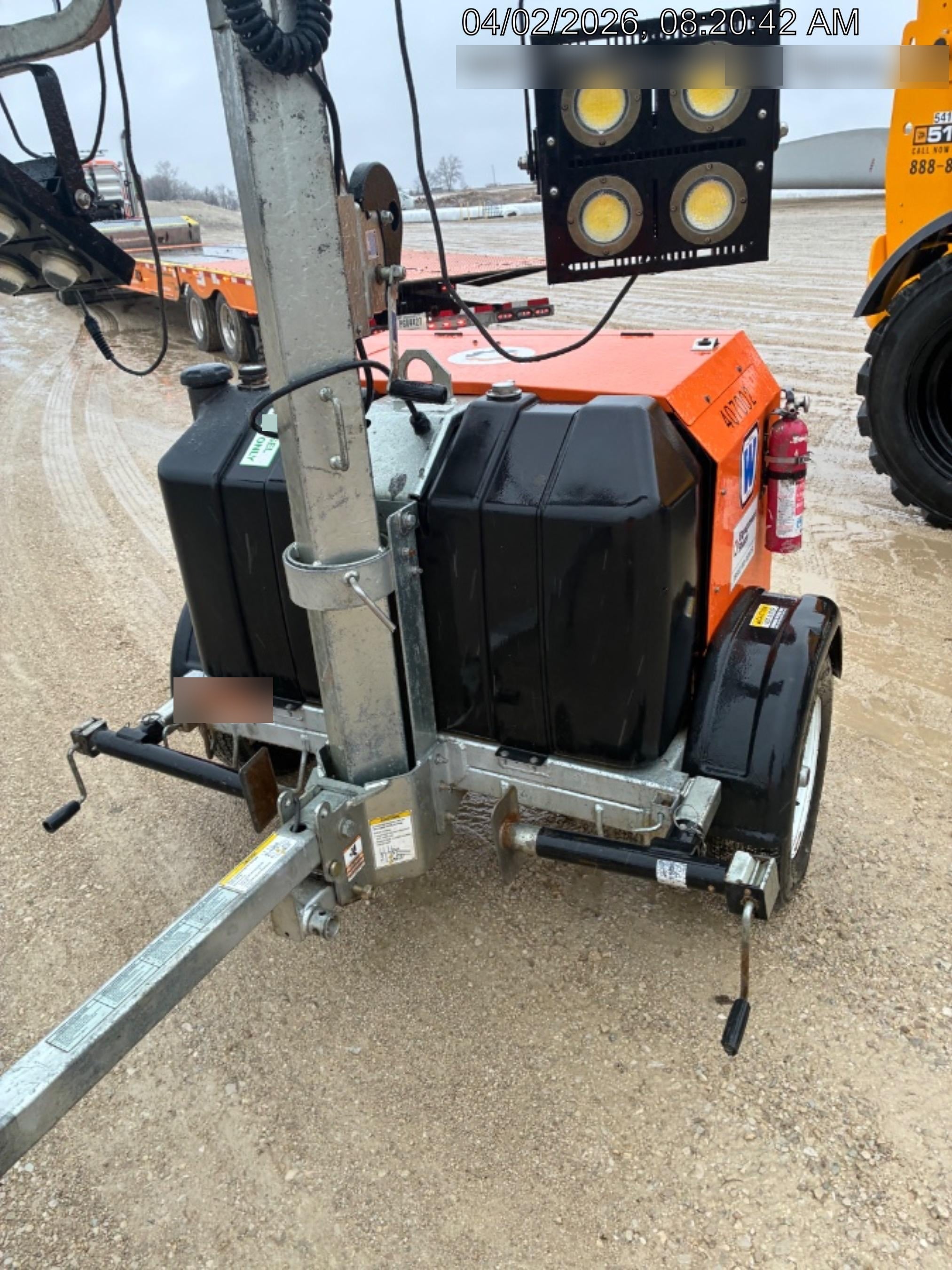 2024 Wanco WLTT-4MM4K Diesel, Deep Sea Controller, Shore Power Plug, Auto Start, (4) 350W LED Floodlights, 4kW Generator, 60 Gal Fuel Tank, 2" Ball, T3