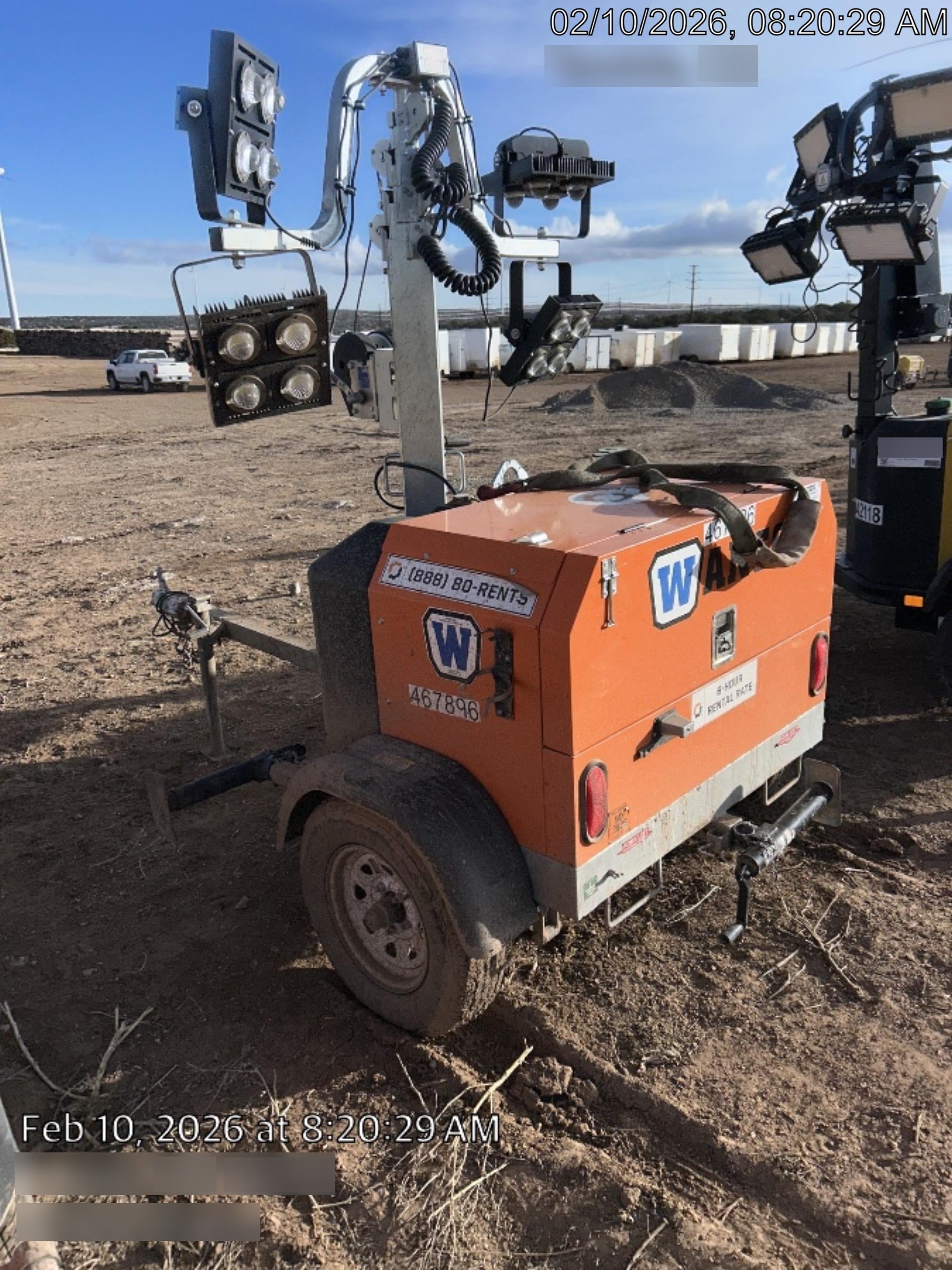 2024 Wanco WLTT-4MM4K Diesel, Deep Sea Controller, Shore Power Plug, Auto Start, (4) 350W LED Floodlights, 4kW Generator, 60 Gal Fuel Tank, 2" Ball, T3