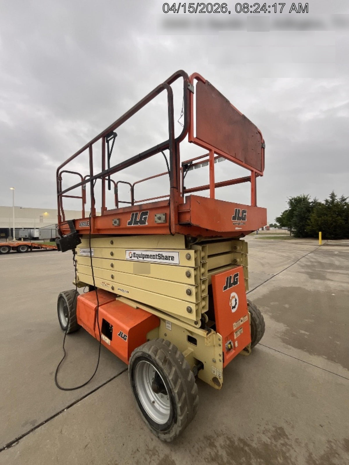 2019 JLG 4069LE Solid Non Marking Tires, Rotating Beacon