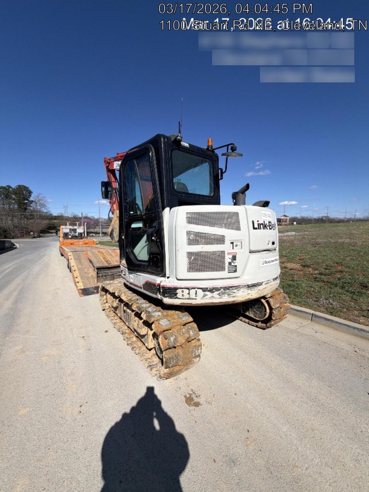 2020 Link-Belt 80X3EX 7'2" ARM, 17.7" rubber tracks, Multi function aux hydraulics