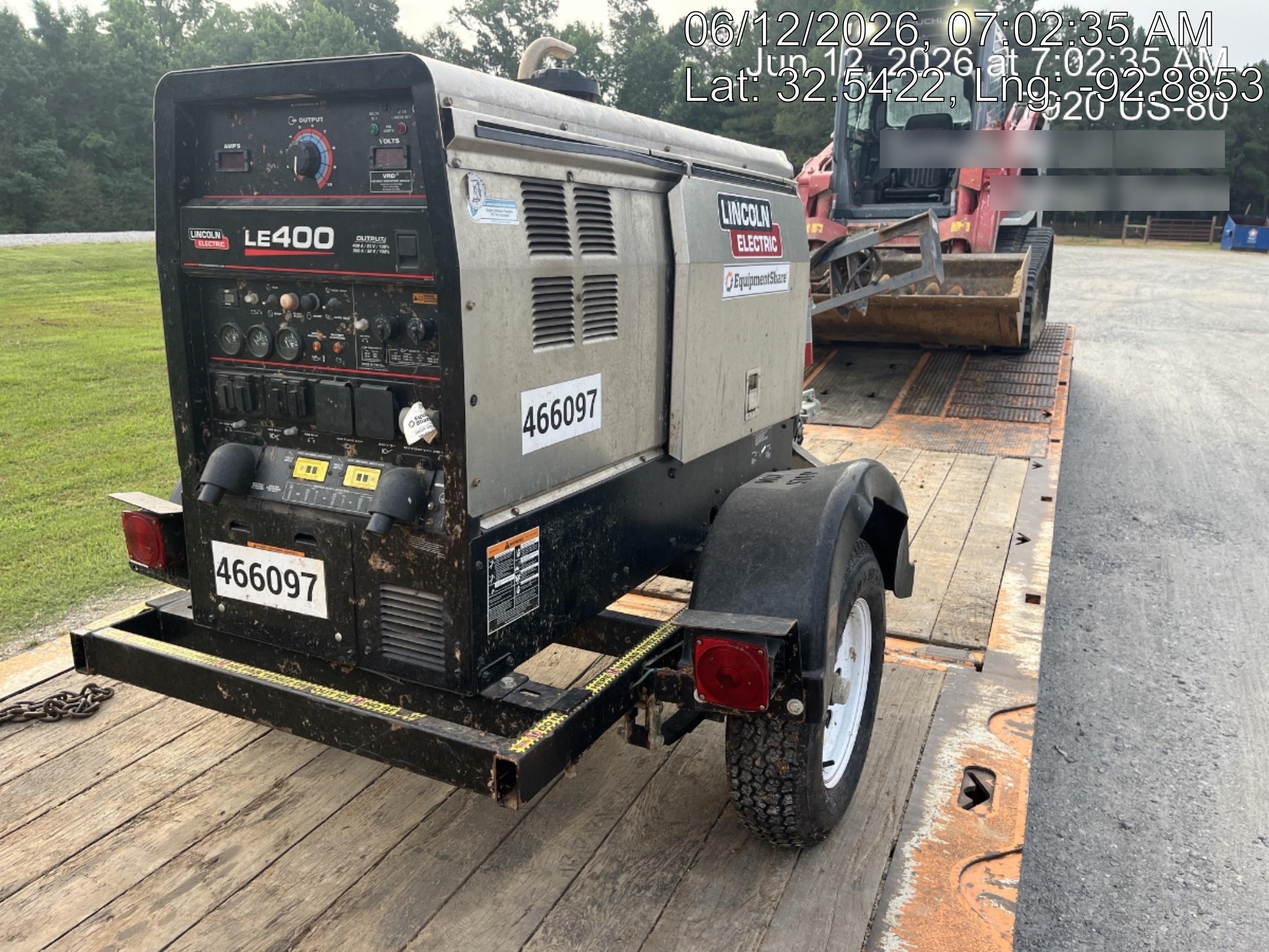 2024 Lincoln Electric LE400 Kubota V1505, Trlr, Cable Rack, Light Kit, ES Decals, T3
