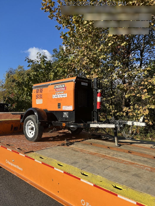 2021 Lincoln Electric Vantage 322 Vantage 322 Ready Pak 3 w/ Decals, ORANGE (includes trailer, cable rack, fender light kit) NO Telematics