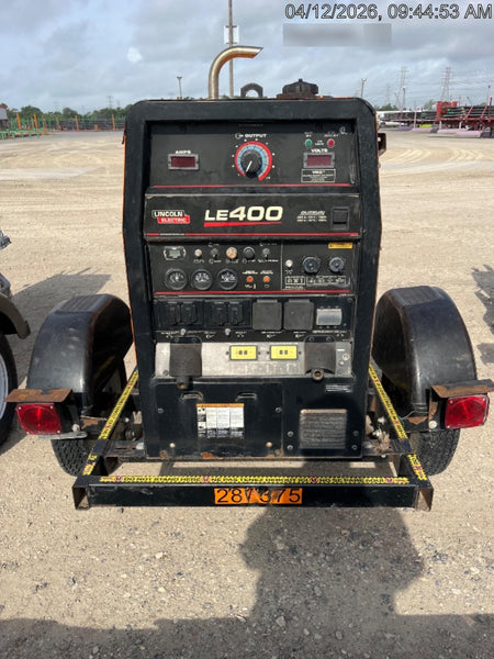 2022 Lincoln Electric LE400 Kubota V1505, Trlr, Cable Rack, Light Kit, ES Decals, T3