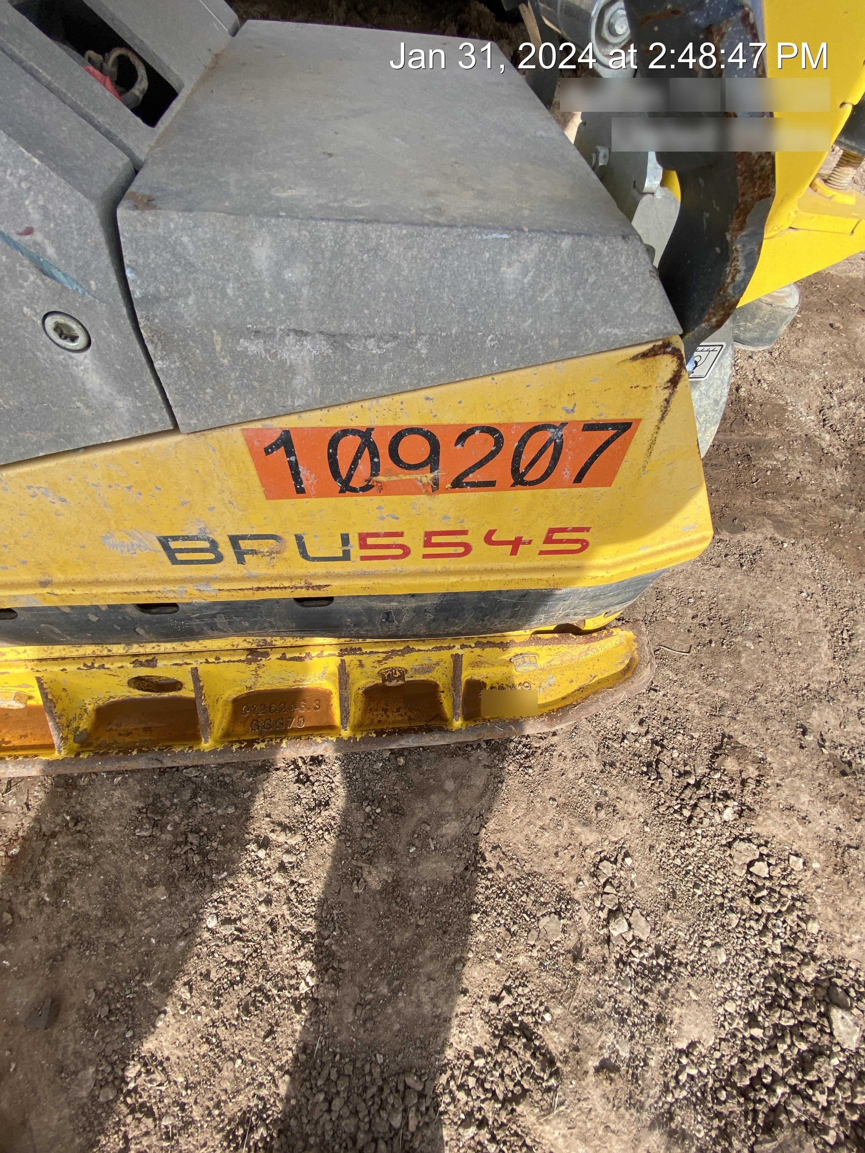 2020 WACKER NEUSON BPU5545A