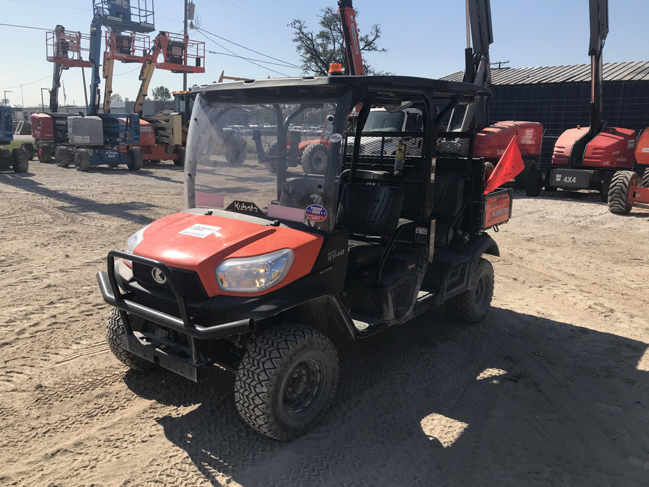 2020 Kubota RTV-X1140W-H Canopy, 4-Seater, Diesel, Windshield Acrylic Clear, Strobe Light, Backup Alarm