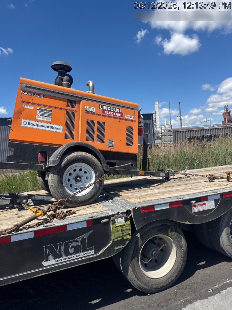 2021 Lincoln Electric Vantage 549X Ready Pak 3, ORANGE (includes trailer, cable rack, fender light kit)