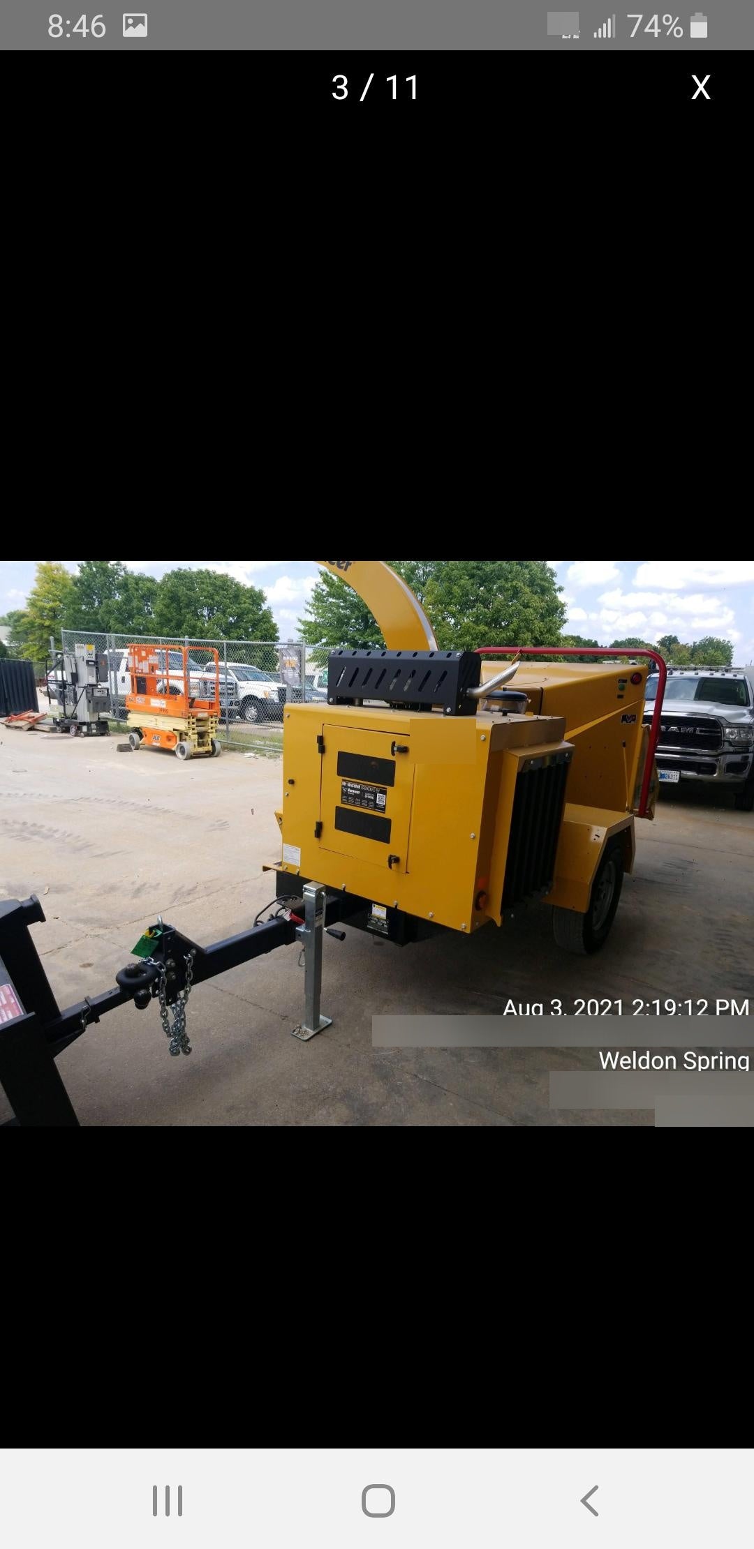 2021 VERMEER BC1000XL Gas