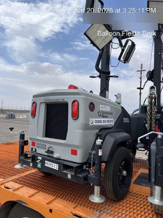 2024 Wacker Neuson LTT4 Diesel, Kohler KDW702, Deep Sea Controller, Auto Start, LED 320W, Bypass Outlet, T3