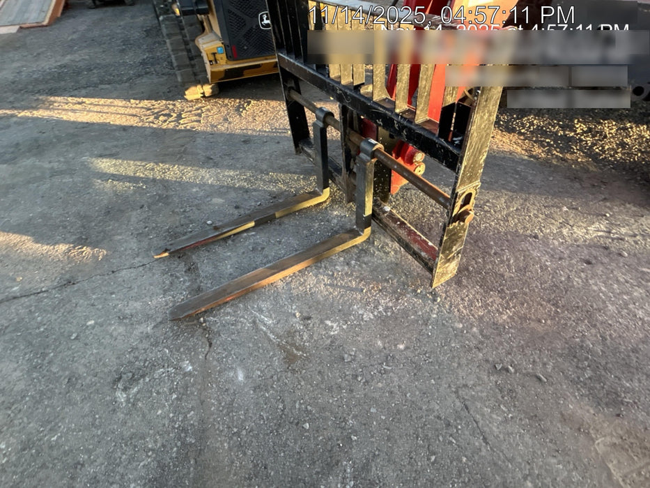 2019 Manitou MTA8044 MTA 8044 - 74 HP T4, Canopy, Worklights/Strobe, Beacon, 66" Carriage, 48" Forks, Solid Tires, Lift Hook, Aux Hydraulics