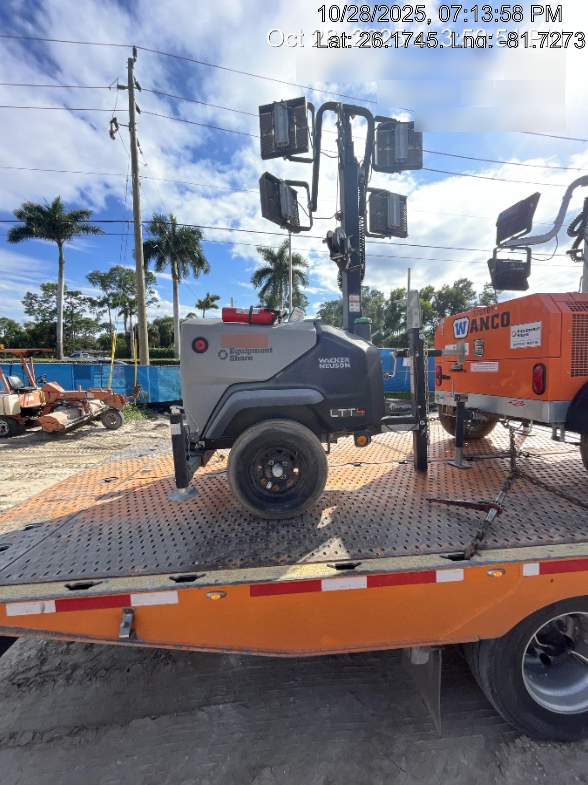 2023 Wanco WLTT-4MM4K Diesel, Deep Sea Controller, Shore Power Plug, Auto Start, (4) 350W LED Floodlights, 4kW Generator, 60 Gal Fuel Tank, 2" Ball, T3