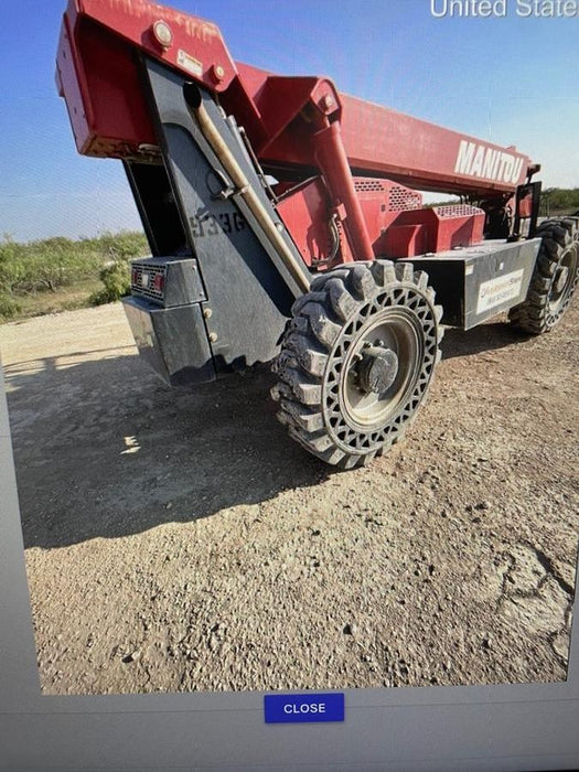 2018 Manitou 12042 Manitou MTA 12042 w/Open ROPS, Work Lights/Strobe, Aux Hyd, Solid Tires, Lift Hook, 66" Carriage, 72" Forks, Outriggers