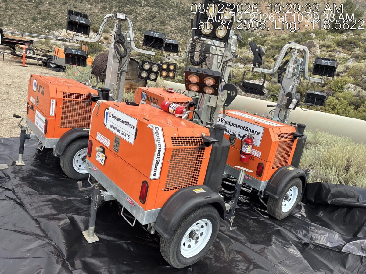 2024 Wanco WLTT-4MM4K Diesel, Deep Sea Controller, Shore Power Plug, Auto Start, (4) 350W LED Floodlights, 4kW Generator, 60 Gal Fuel Tank, 2" Ball, T3