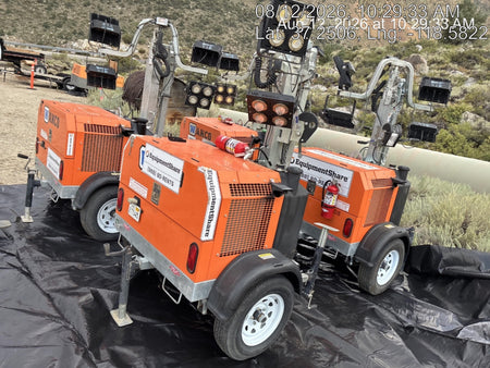 2024 Wanco WLTT-4MM4K Diesel, Deep Sea Controller, Shore Power Plug, Auto Start, (4) 350W LED Floodlights, 4kW Generator, 60 Gal Fuel Tank, 2" Ball, T3
