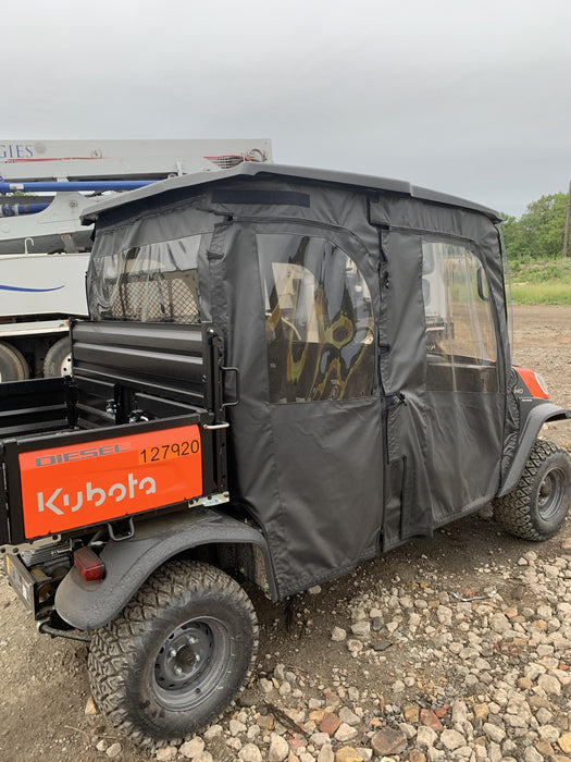 2020 Kubota RTV-X1140W-H Plastic Canopy, Windshield Acrylic Clear, LED Strobe Light, Wire Harness Kit, Back up Alarm