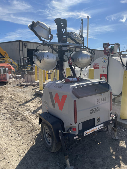 2018 Wacker Neuson LTV6L-MH Wacker Neuson LTV6L Mobile Light Tower w/Fuel Level Sensor Installed