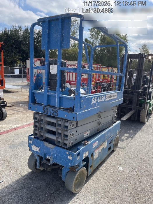 2019 Genie GS-1930 Fixed Rails with Chain Entry