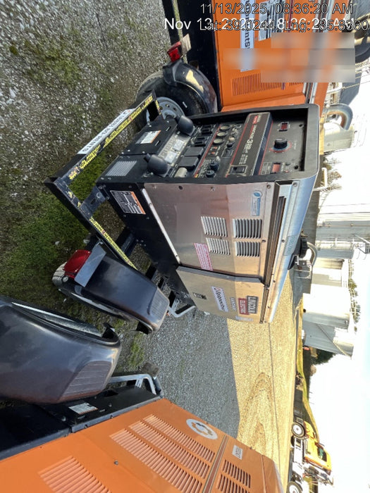 2019 Lincoln Electric Vantage 322 Ready-Pak 3, Two Wheel Trailer, Fender and Light Kit, Cable Rack