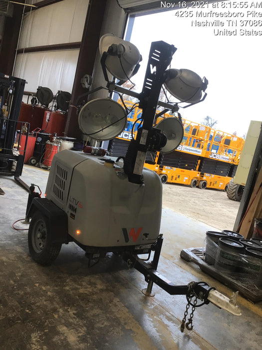 2018 Wacker Neuson LTV6L-MH Wacker Neuson LTV6L Mobile Light Tower w/Fuel Level Sensor Installed