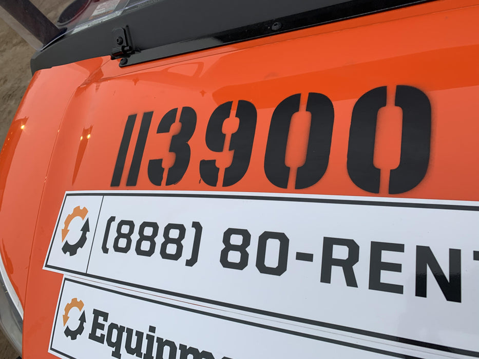 2020 Kubota RTV-X1140W-H 4wd Utility Cart, 4 Seat, Diesel, LED Strobe, Windshield Tempered Glass, Plastic Canopy, Wire Harness Kit, Backup Alarm