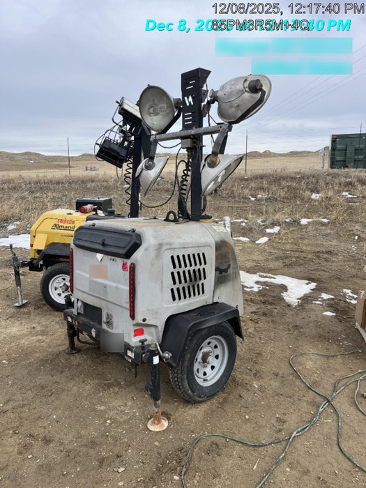 2018 Wacker Neuson LTV6L-MH Wacker Neuson LTV6L Mobile Light Tower w/Fuel Level Sensor Installed