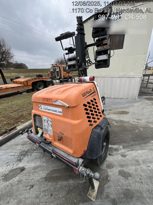 2023 Generac MLT2 Diesel, Flex Switch 120V Input, Powerzone Controller, 
(4) 320W LED Lights, 4kW Generator, 39.9 Gal Fuel Tank, 2" Ball, T3