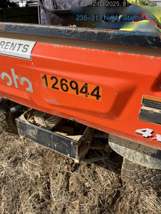 Kubota RTV-X1140W-H Plastic Canopy, Windshield Acrylic Clear, LED Strobe Light, Wire Harness Kit, Back up Alarm