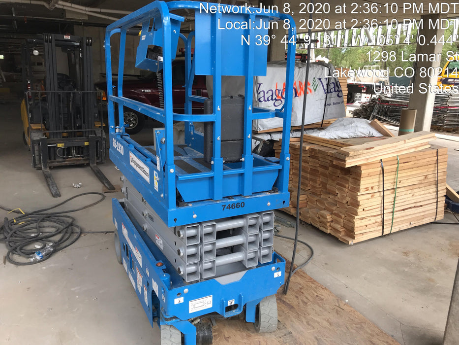 2020 Genie GS-1930 Fixed rails with chain entry gate - Pre A92.20