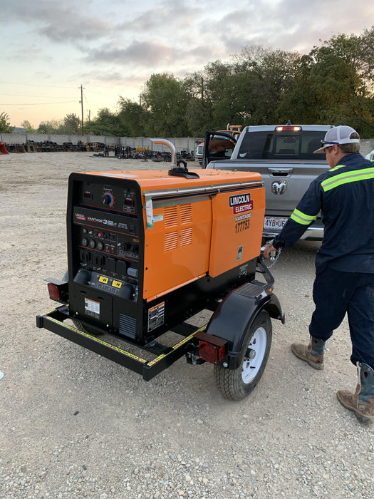 2021 Lincoln Electric Vantage 322 Vantage 322 Ready Pak 3 w/ Decals, ORANGE (includes trailer, cable rack, fender light kit) NO Telematics
