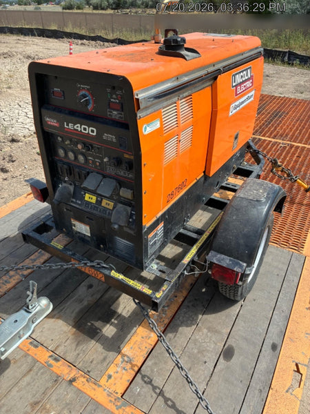2023 Lincoln Electric LE400 Kubota V1505, Trlr, Cable Rack, Light Kit, ES Decals, T3