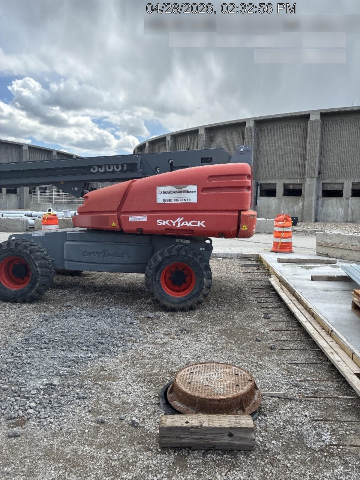 2019 Skyjack SJ66T Diesel, Foam Filled Tires, Welder Ready Package, Beacon