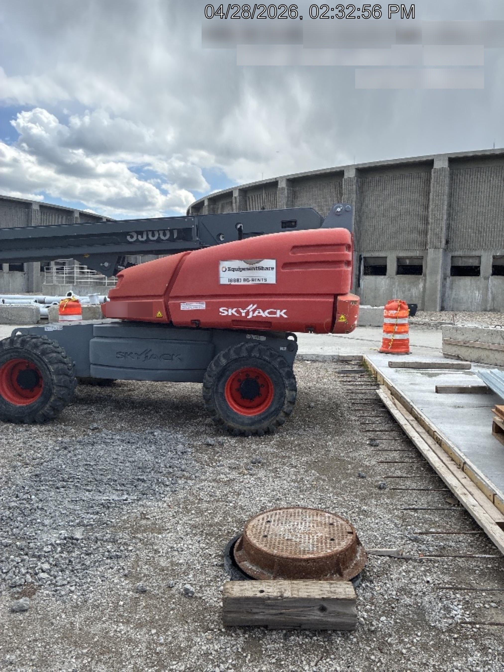 2019 Skyjack SJ66T Diesel, Foam Filled Tires, Welder Ready Package, Beacon