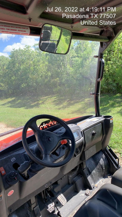 2022 Kubota RTV-X1140W-H Plastic Canopy, Windshield Acrylic Clear, LED Strobe Light, Wire Harness Kit, Back up Alarm