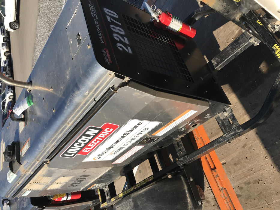 2019 Lincoln Electric Vantage 322 Lincoln Vantage 322 Welder w/Trailer, Light Kit, Cable Rack