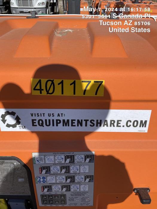 2024 Generac MLT2 Diesel, Flex Switch 120V Input, Powerzone Controller, 
(4) 320W LED Lights, 4kW Generator, 39.9 Gal Fuel Tank, 2" Ball, T3