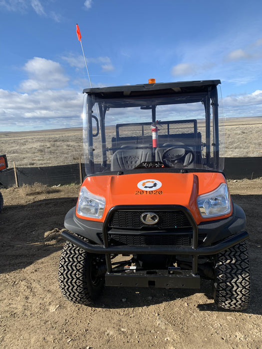 2022 Kubota RTV-X1140W-H Plastic Canopy, Windshield Acrylic Clear, LED Strobe Light, Wire Harness Kit, Back up Alarm