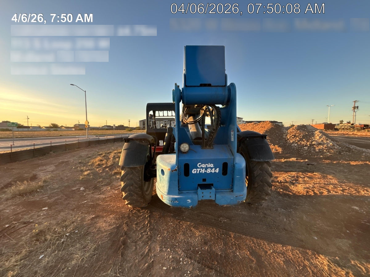 2018 Genie GTH-844 Genie GTH-844D w/Open ROPS, FF Tires, Work Light/Beacon, 60" Carriage and Forks