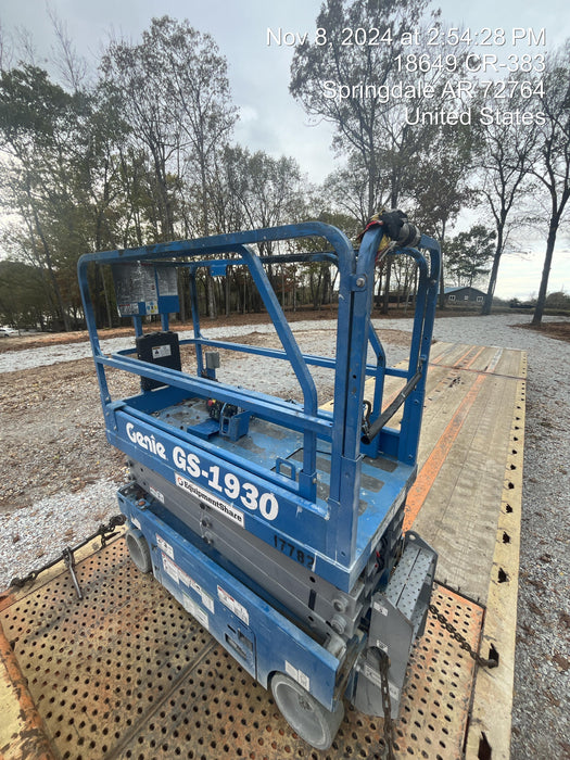 2018 Genie GS-1930 Genie GS-1930 w/Fixed Rail, Chain Entry