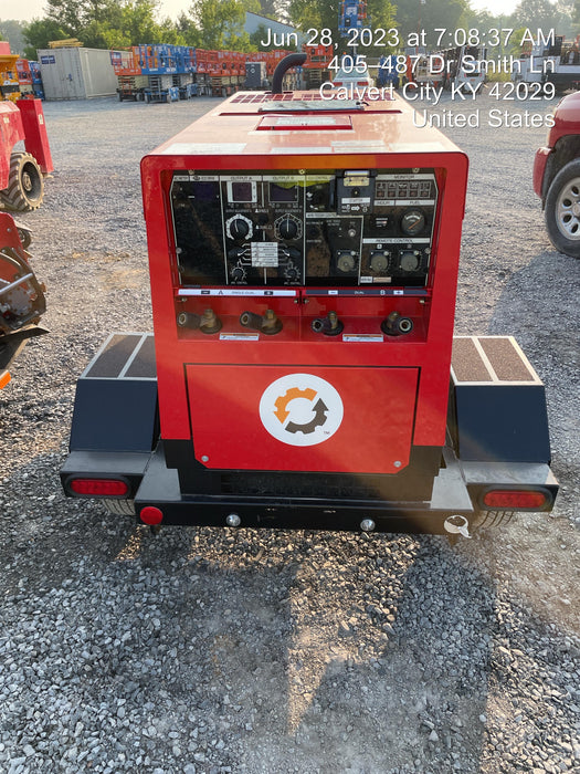 2023 Shindaiwa DGW400MDL Kubota D902 Engine, 23 HP, Dual Op Welder, Wire, Arc, Droop Stick, Tig, and CC Stick Functionality, Simulphase, 3 Phase and 1 Phase Gen Output, Single Axle NB Trlr, Slr Trckl Chrg 12V 12W, Fire Ext