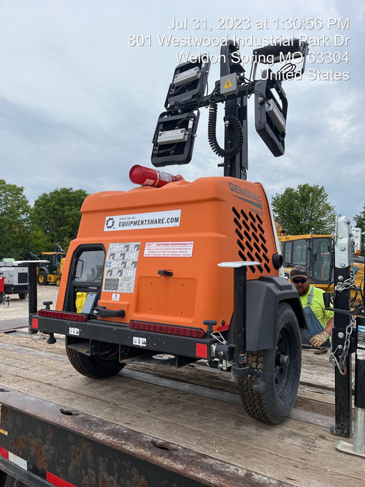 2023 Generac MLT2 Diesel, Flex Switch 120V Input, Powerzone Controller, (4) 320W LED Lights, 4kW Generator, 39.9 Gal Fuel Tank, 2" Ball, T3