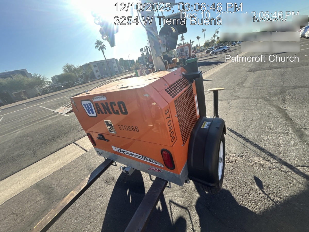 2023 Wanco WLTT-4MM4K Diesel, Deep Sea Controller, Shore Power Plug, Auto Start, (4) 350W LED Floodlights, 4kW Generator, 60 Gal Fuel Tank, 2" Ball, T3