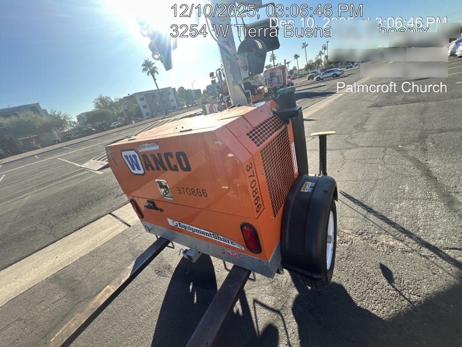 2023 Wanco WLTT-4MM4K Diesel, Deep Sea Controller, Shore Power Plug, Auto Start, (4) 350W LED Floodlights, 4kW Generator, 60 Gal Fuel Tank, 2" Ball, T3