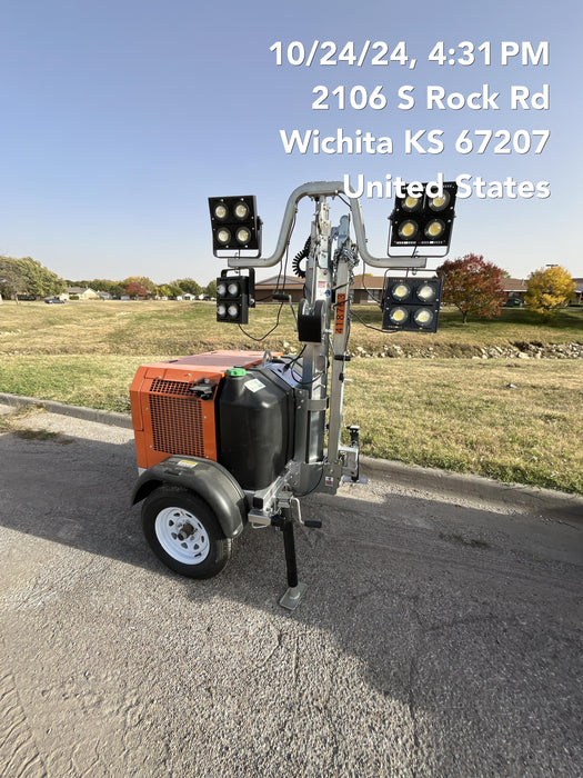 2024 Wanco WLTT-4MM4K Diesel, Deep Sea Controller, Shore Power Plug, Auto Start, (4) 350W LED Floodlights, 4kW Generator, 60 Gal Fuel Tank, 2" Ball, T3