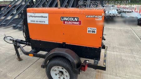 2021 Lincoln Electric Vantage 322 Vantage 322 Ready Pak 3 w/ Decals, ORANGE (includes trailer, cable rack, fender light kit) NO Telematics