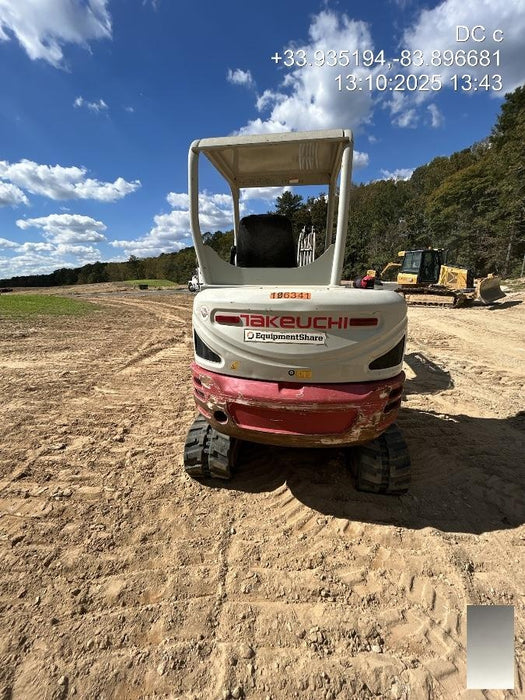 2020 Takeuchi TB235-2R Canopy, Rubber Tracks, Manual TAG QC
