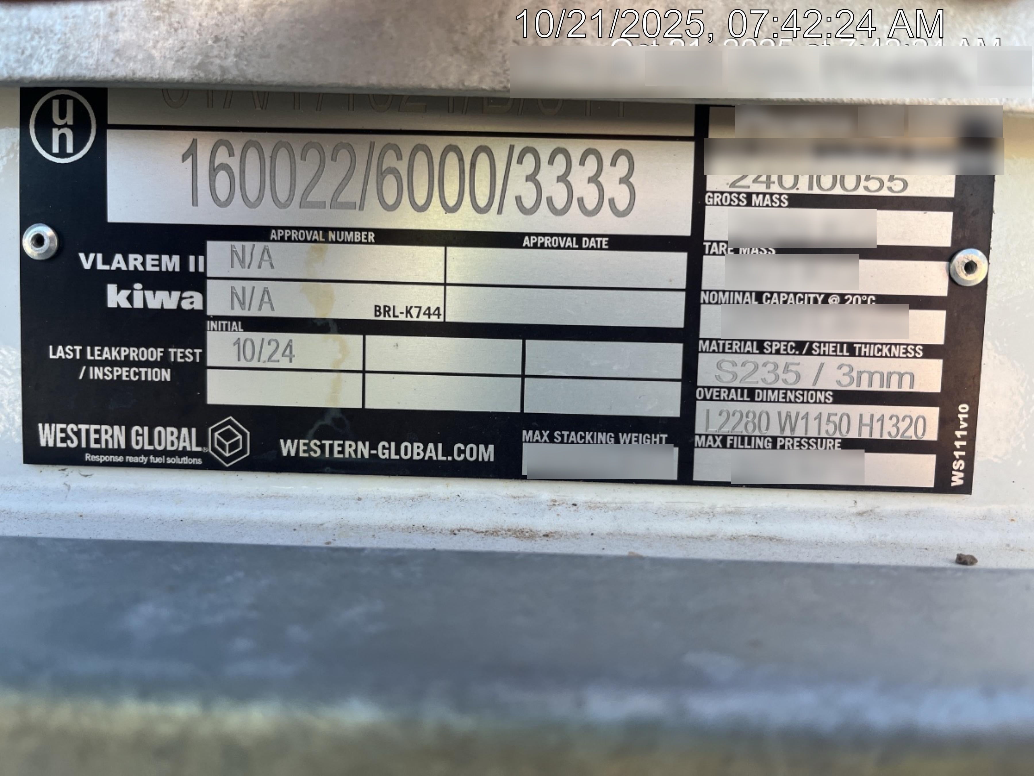 2025 WESTERN GLOBAL 20TCG-ES